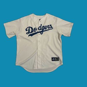MATT KEMP #27 Los Angeles Dodgers MLB Majestic White Home Jersey Men's XL